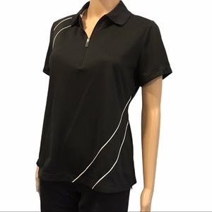 Greg Norman black polo golf shirt women’s medium
